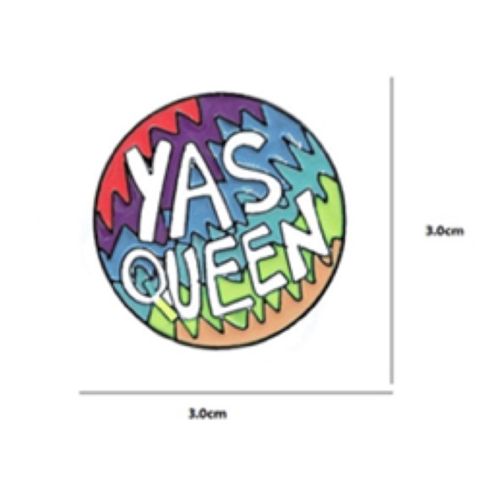 3/$15🌈 - Fun & Versatile “Ya’s Queen” Enamel Pin for Personal Use or Gifts - Picture 2 of 3